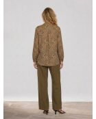 Beigefarbene Bluse Emra