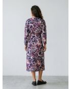 Robe Cherry imprimée rose/violet