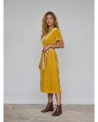 Robe Hoek fluide jaune