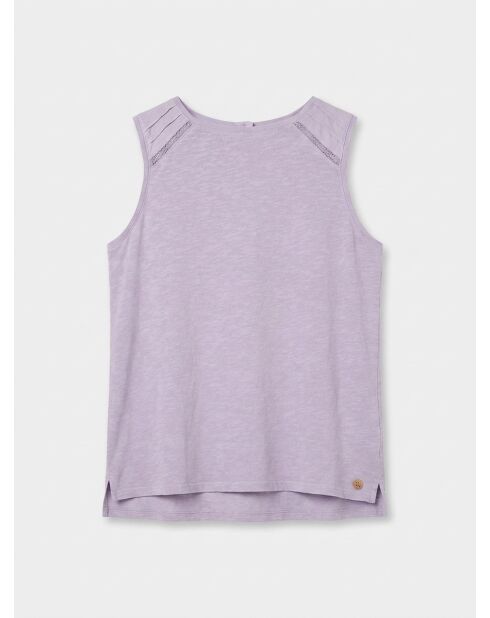 Laurie lila Top aus 100% Bio-Baumwolle