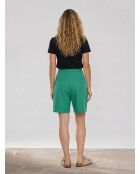 Grüne plissierte Shorts Sylia