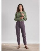 Blouse en Coton & Soie Cannes kaki