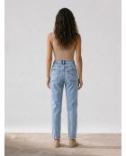 Blaue gerade Jeans