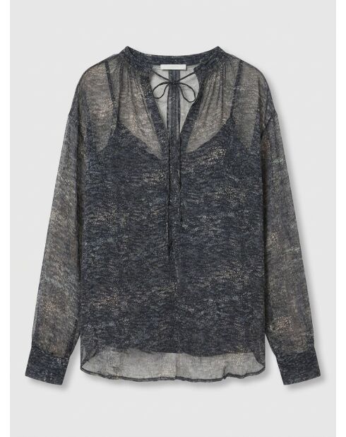 Blusa Elene con tinta granítica
