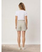 Lenon-Shorts in Weiß/Marineblau