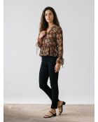 Blouse Star Woven à fleurs noir/multicolore