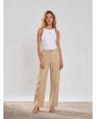 Beigefarbene Cargohose Pina