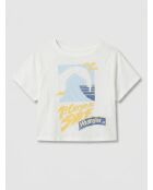 T-Shirt Billabong x Wrangler Take It Back blanc