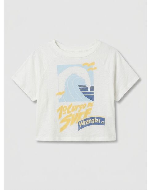 Billabong x Wrangler Take It Back Weißes T-Shirt
