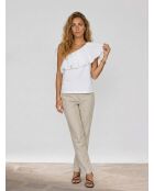 Asymmetrisches Top Tilly in Elfenbein