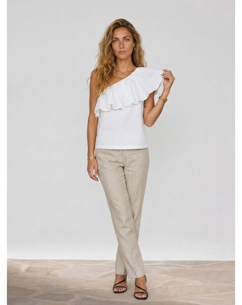 Asymmetrisches Top Tilly in Elfenbein