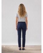 Dunkelblaue Slim-Fit-Hose