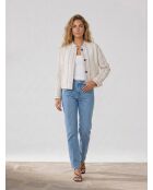 Nina Jacke mit elfenbeinfarbenen Streifen