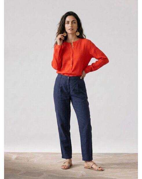 Maceo kirschrote Bluse