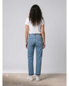 Jean 501 Crop coupe droite bleu