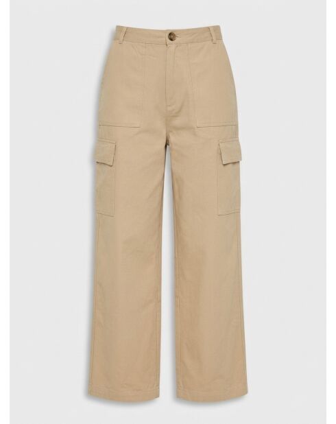 Beigefarbene Cargohose Pina