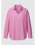 Clony Hemd in Fuchsia/Ecru