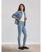 721 Skinny-Jeans mit hohem Bund, blau