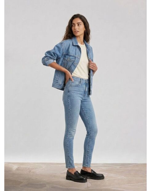 721 Skinny-Jeans mit hohem Bund, blau