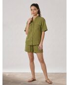 Camisa Citizen matcha 100% lino