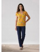 Adelson Honey T-shirt van 100% linnen
