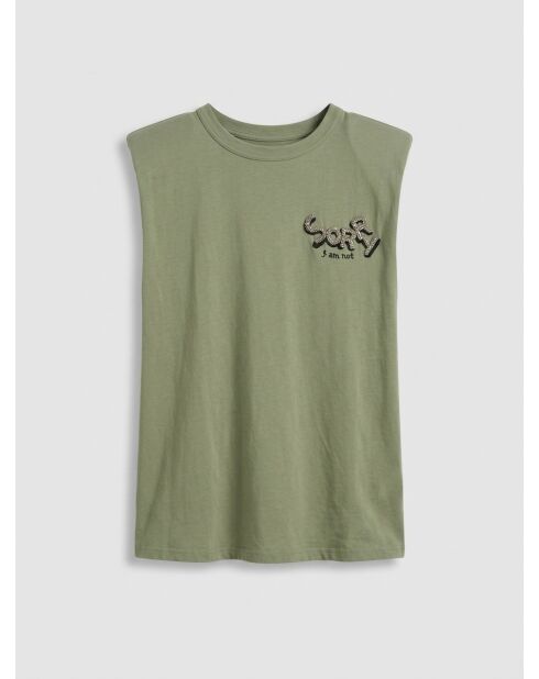 Camiseta caqui Taza