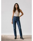 Jean high slim straight  70's sonoma hills bleu