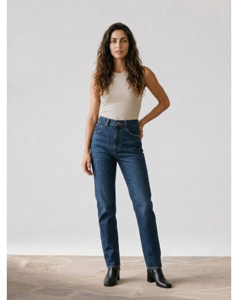 Sonoma Hills Sonoma Hills blauwe hoge slanke rechte jeans uit de jaren 70