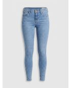 720 Hirise blaue Superskinny-Jeans