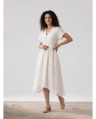 Marcel Dress Cloud Dancer weißes langes Kleid