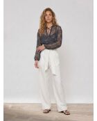 Bluse Elene in Granitfarbe