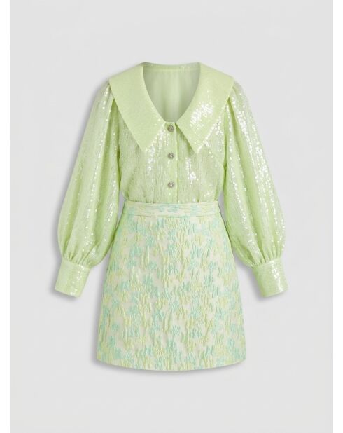 Falda verde Sugar