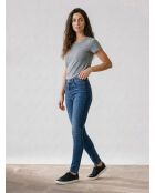 720 Hirise Super Skinny blaue Jeans