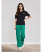 T-Shirt 100% Coton Bio imprimé nature noir