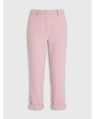 Hellviolette Mini-Plissehose