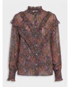 Blouse imprimée Cachemire multicolore