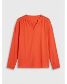 Rote Bluse Maiwenn