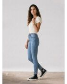 721 High Rise blaue Skinny-Jeans