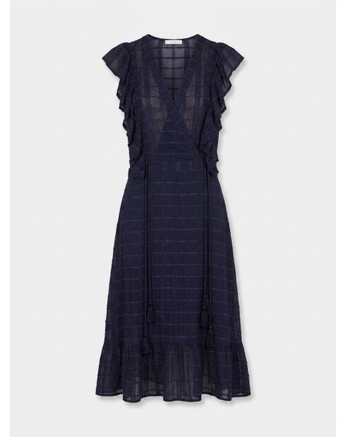 Vestido azul marino Qat
