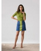 Jupe Jada bleu/vert