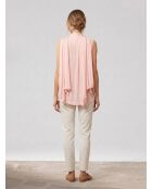 Blusa rosa con volantes