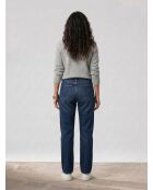 Mittelblaue Boyfriend-Jeans aus 100% Bio-Baumwolle
