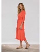 Abito midi rosso