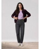 Dunkelgraue Ample Balloon Jeans