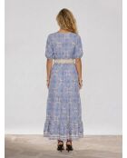 Kleid Rotia mit Kobaltprint