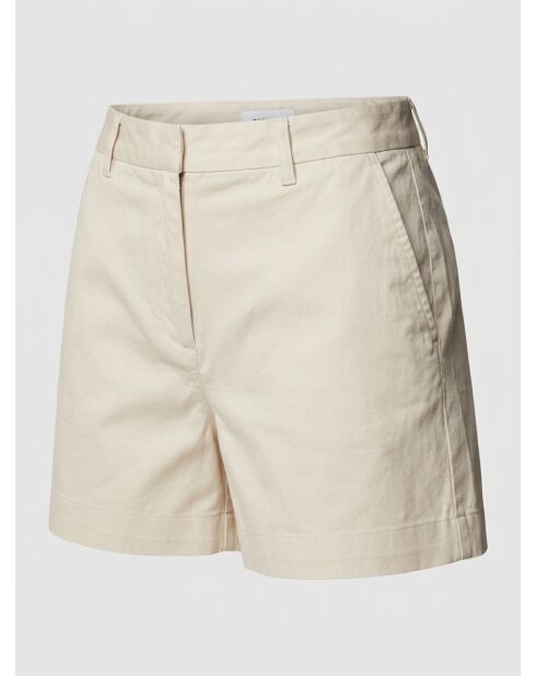 Pantaloncini chino ecru