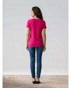 Camiseta estampada rosa/multicolor