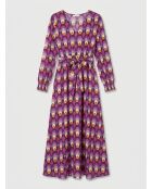 Vestido morado Lorana