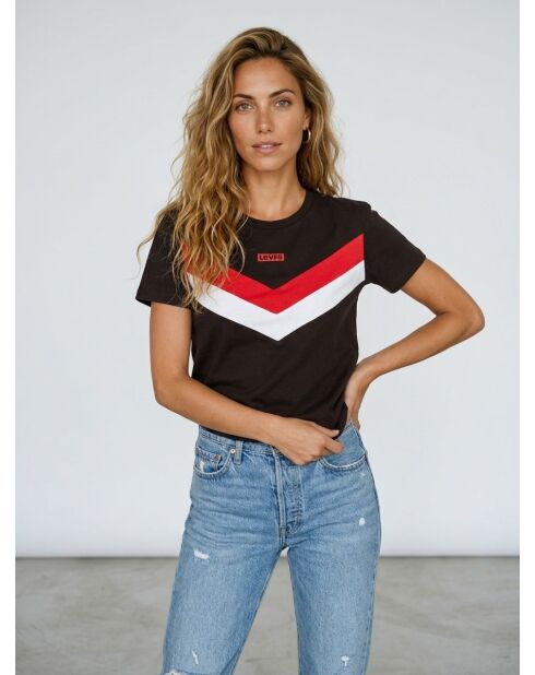 Camiseta Florence de algodón negra