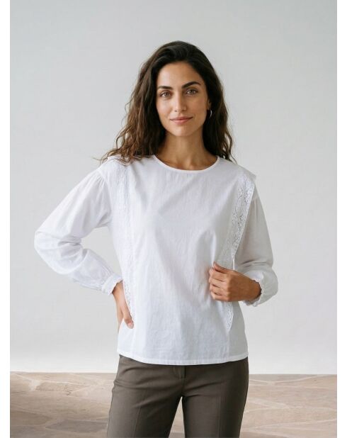 Blusa blanca Stella